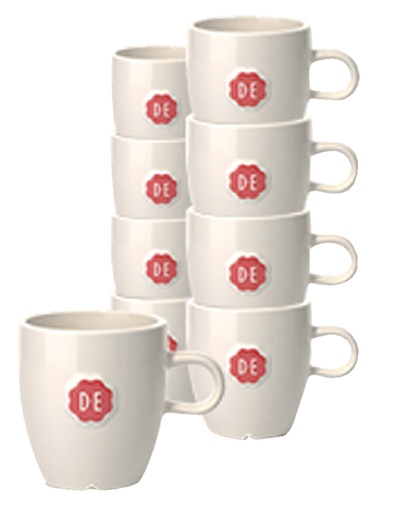 [891830] Tasse Douwe Egberts Lungo 150ml blanc