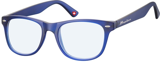[1398322] Leesbril Montana blue light filter +3.50 dpt blauw