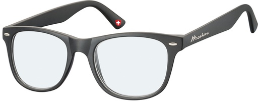 [1398342] Leesbril Montana blue light filter +2.50 dpt zwart