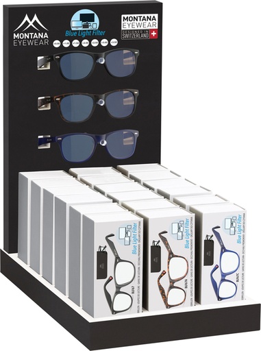 [1398455] Lunettes de lecture Montana avec filtre lumière bleue assorti