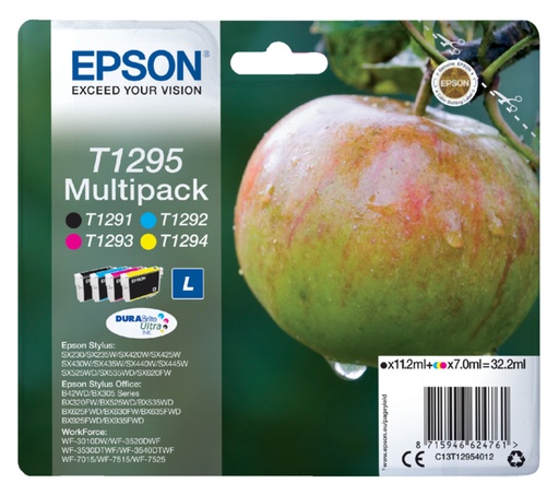 [402497] Inktcartridge Epson T1295 zwart + 3 kleuren