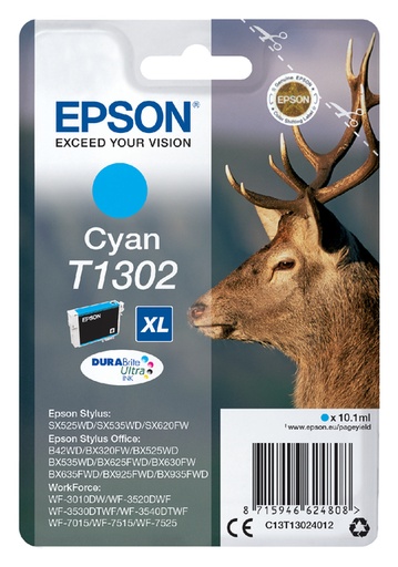 [402559] Cartouche d’encre Epson T1302 bleu