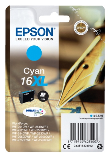 [402506] Cartouche d’encre Epson 16XL T1632 bleu