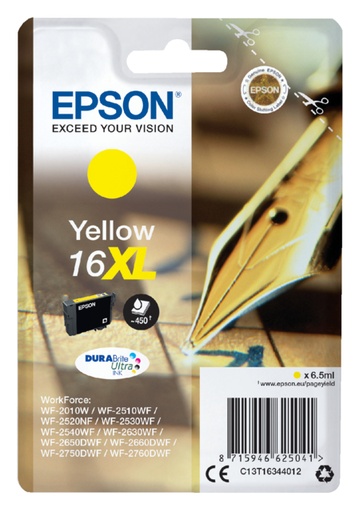 [402508] Cartouche d’encre Epson 16XL T1634 jaune