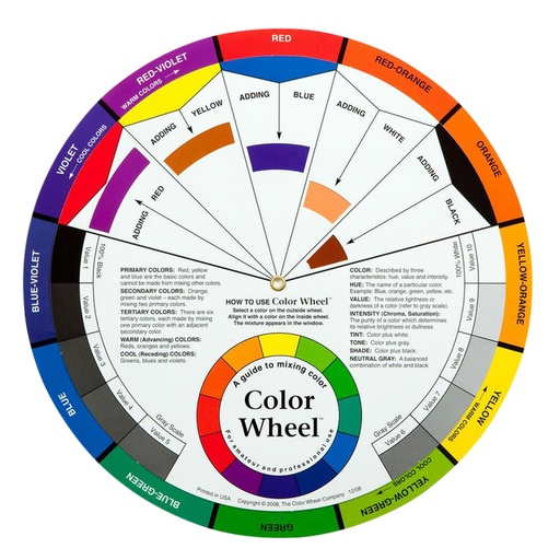[1396899] Disque nuancier The Color Wheel Company 13cm