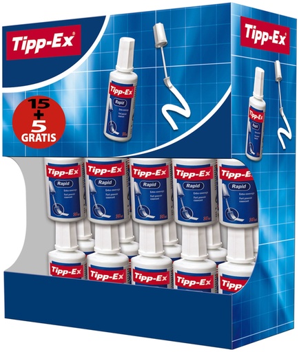 [1400270] Correctievloeistof Tipp-ex Rapid foam 20ml valuepack à 15+5 gratis