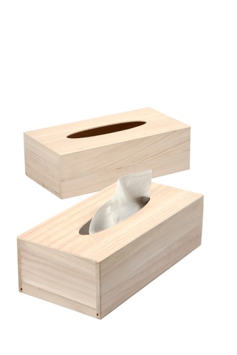 [1399032] Boîte à mouchoirs en bois Creativ Company 27x14x8cm