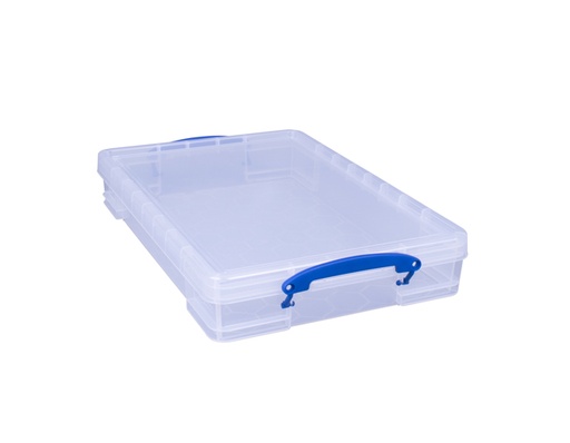 [1400236] Boîte de rangement Really Useful 10 litres 520x340x85mm transparent blanc