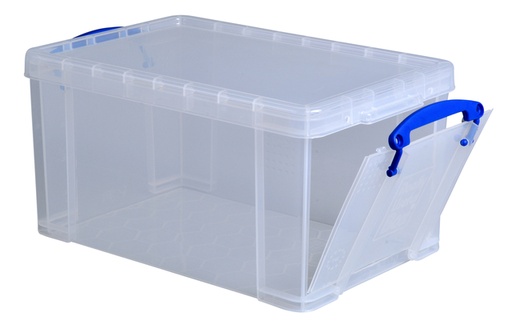 [1400245] Opbergbox Really Useful 14 liter 395x255x210mm transparant wit