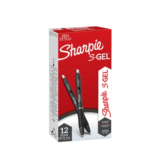 [1399012] Stylo gel Sharpie S-Gel Medium noir