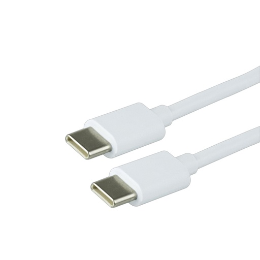[1397952] Câble Green Mouse USB C-C 2.0 1 mètre blanc