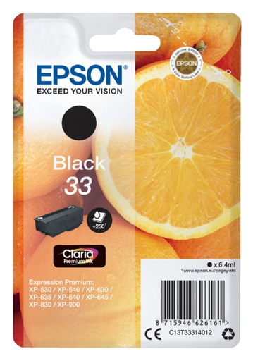 [402548] Cartouche d’encre Epson 33 T3331 noir