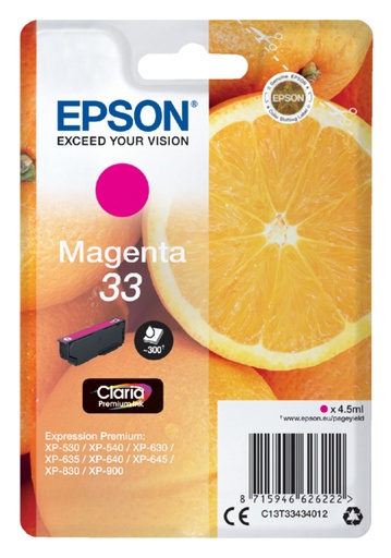 [402551] Cartouche d’encre Epson 33 T3343 rouge