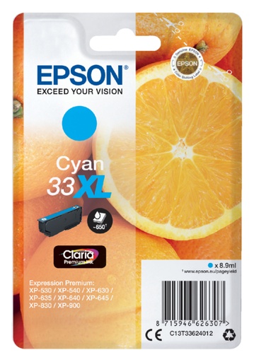 [402555] Cartouche d’encre Epson 33XL T3362 bleu