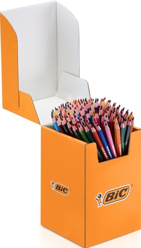 [1399093] Kleurpotloden BicKids Evolution ecolutions ass schoolbox à 144 stuks