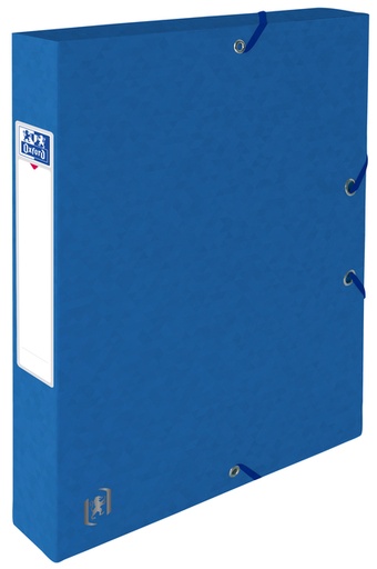 [1399729] Boîte de classement à élastique Oxford Top File+ A4 40mm bleu