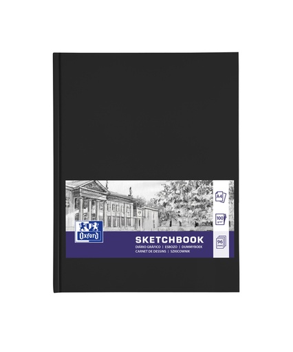 [1399714] Dummyboek Oxford A4 96 vel 100 gram zwart