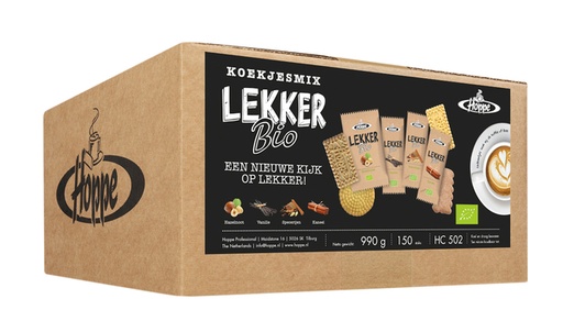 [1399676] Biscuits Hoppe Lekker Bio Mélange 150 pièces