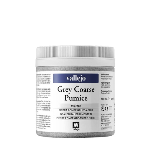 [1387141] Acrylpasta Acrylicos Vallejo PUIMSTEEN 500ml grof grijs