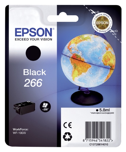 [404691] Cartouche d''encre Epson 266 T2661 noir