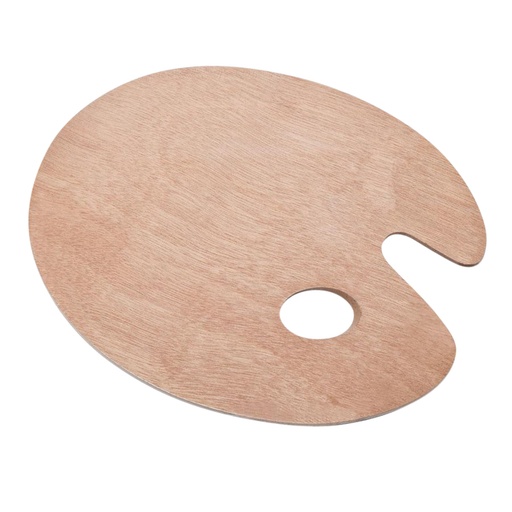[1387597] Palette Conda oval 24 x 30 cm 5 mm birch wood