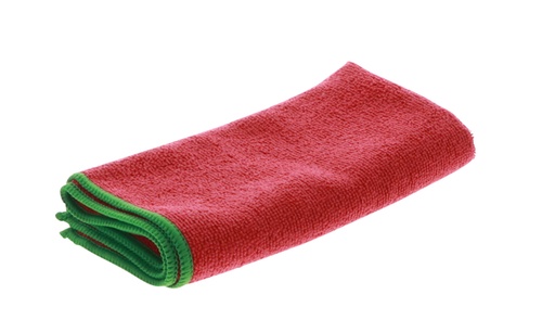 [1400582] Chiffon microfibre Greenspeed Elements 40x40cm rouge