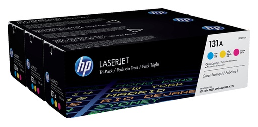[411392] Cartouche toner HP UOSL1AM 131A 3 couleurs