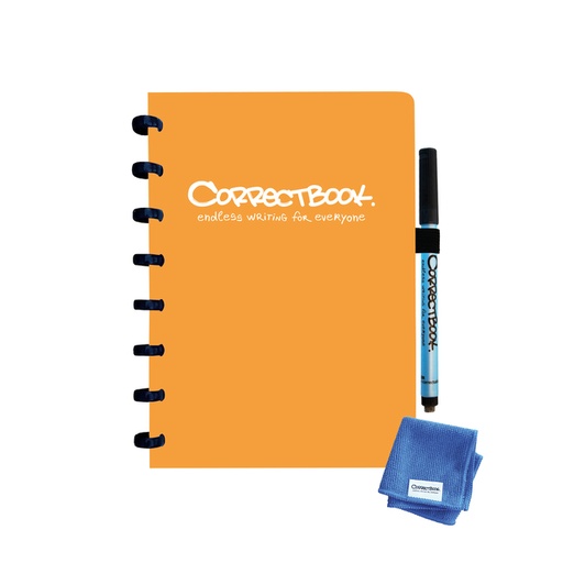 [1400556] Notitieboek Correctbook A5 blanco 40blz peachy orange