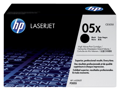 [411132] Cartouche toner HP CE505X 05X noir