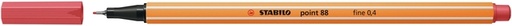 [1400828] Fineliner STABILO point 88/47 fijn roestig rood