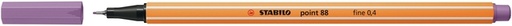 [1400831] Fineliner STABILO point 88/62 fijn pruimenpaars