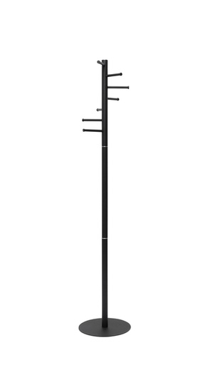 [1400063] Kapstok MAUL Caurus staand 177cm 7 haken zwart RAL9004