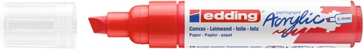 [1400666] Acrylmarker edding e-5000 breed verkeersrood