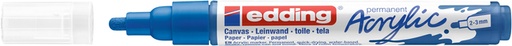 [1400618] Marqueur acrylique edding-e-5100 Medium bleu gentiane