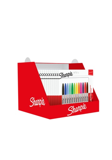[1401207] Marqueur Sharpie Fin blister 12 couleurs
