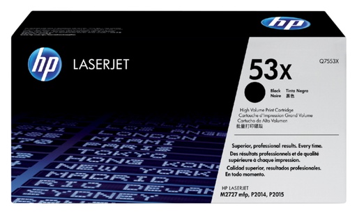 [412116] Cartouche toner HP Q7553X 53X noir