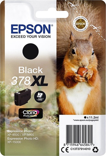 [1400880] Inktcartridge Epson 378XL T3794 zwart