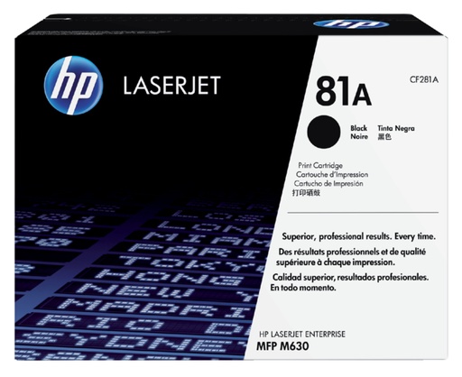 [401855] Cartouche toner HP CF281A 81A noir