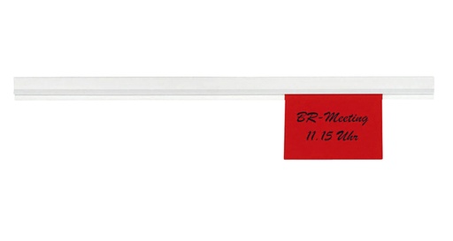 [1401047] Rail pince papier MAULexpress 50cm autocollant blanc