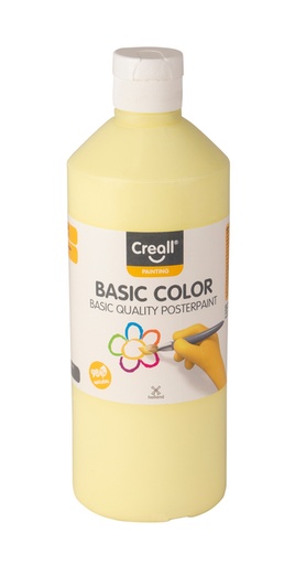 [1401523] Gouache Creall Basic pastel jaune 500ml