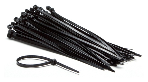 [1401818] Serre-câbles IEZZY nylon 2,5x100mm Ø20,5mm noir 100 pièces