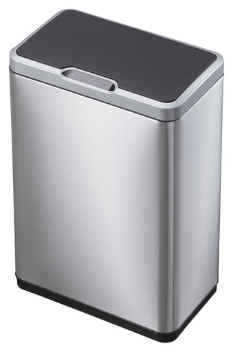 [1400914] Poubelle Eko Mirage Sensor 20+20L Inox brossé