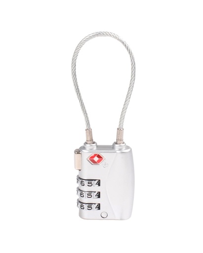 [1402136] Cadenas Pavo à combinaison et câble TSA