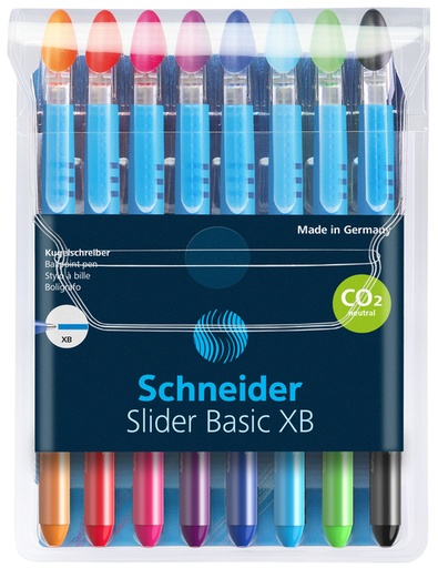 [1401616] Roller Slider Basic Colours Extra Large assorti étui 8 pièces