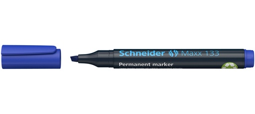 [1401612] Permanent marker Schneider Maxx 133 schuin 1-4mm blauw