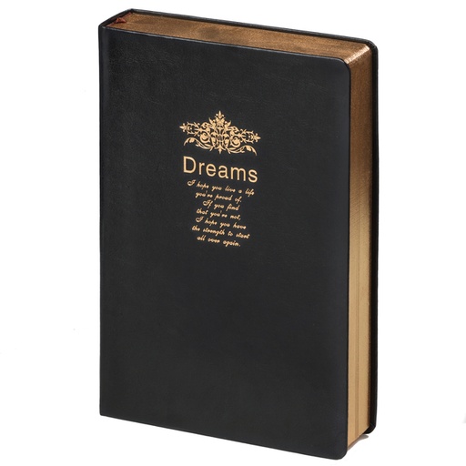 [1401569] Carnet de notes Kalpa Dreams 214x145x40mm uni noir