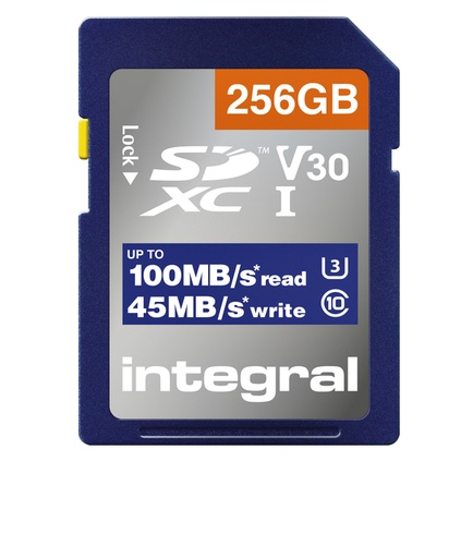 [1402303] Carte mémoire Integral SDHC-XC 256Go