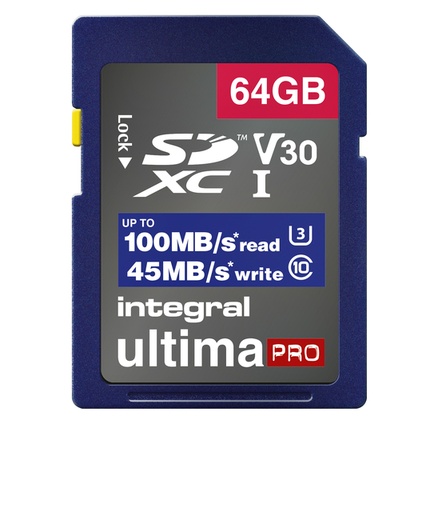[1402310] Carte mémoire Integral SDHC-XC 64Go