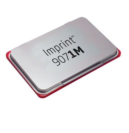 [1399346] Tampon encreur Trodat 9071M métal 90x50mm rouge