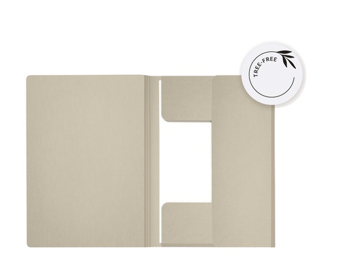 [1403135] Dossiermap Djois Secolor Tree-Free folio 3 kleppen 226gr beige